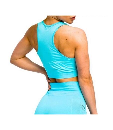 Brassière De Sport Plage Venice Femme Bleu Gym Hero