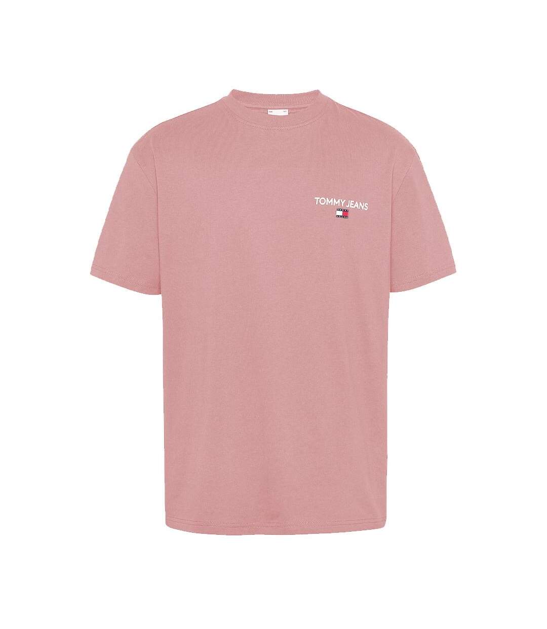 T-shirt Rose Homme Tommy Hilfiger Linear - L-1