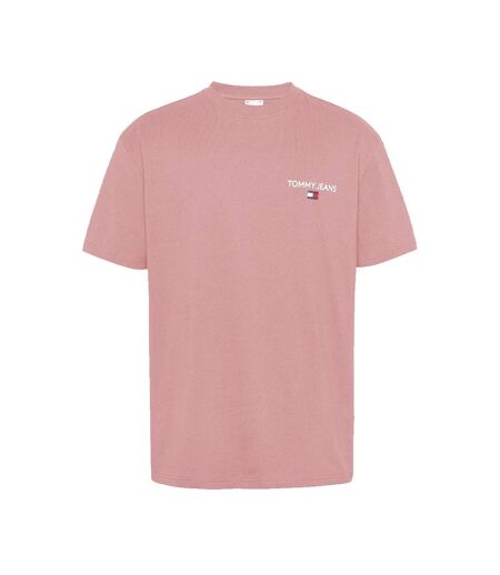 T-shirt Rose Homme Tommy Hilfiger Linear - L