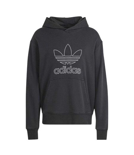 Sweat À Capuche Trefoil Homme Noir Adidas