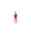 Maillot De Bain 1 Pièce Motif/style Logo Femme Violet Bleu Speedo-1