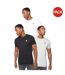 Pack Of 3  Mens Myer T-shirt  Multicoloured Henleys-2
