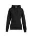 Sweat À Capuche 80/20 Femme Noir Promodoro-1