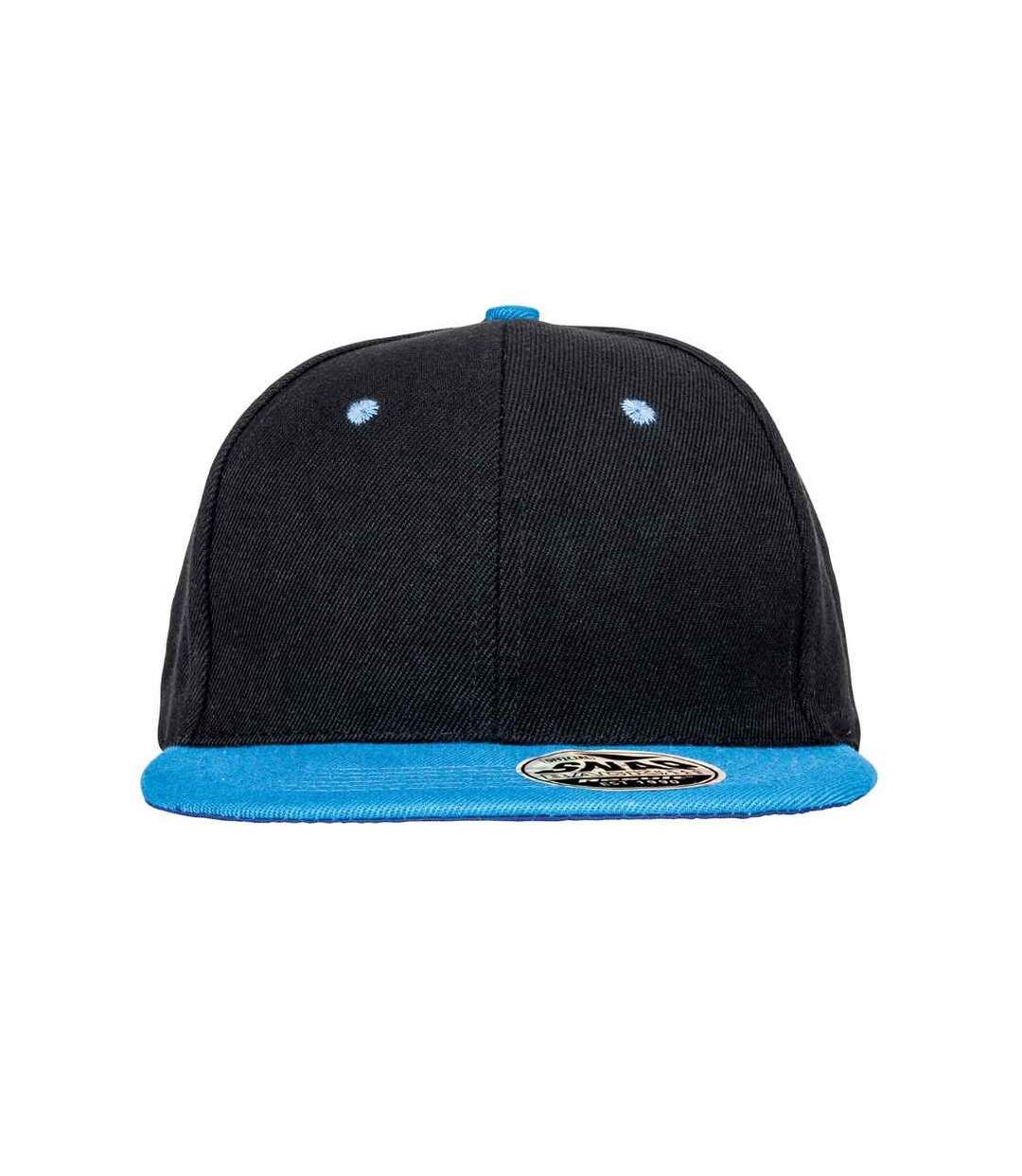 Casquette ajustable bronx adulte noir / azur Result Headwear-1