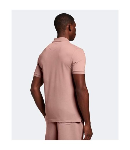 Polo Uni Homme Mauve Rose Lyle & Scott