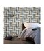 Papier Peint Wooden Weave of Colors 50x1000cm-1
