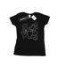 Disney Femme/Les femmes Mickey Mouse Steamboat Sketch - T-shirt en coton (Noir) - UTBI48194-1