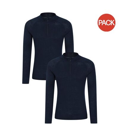 Hauts thermiques homme bleu marine Mountain Warehouse