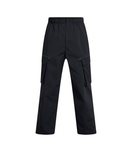 Mens Utility Loose Fit Cargo Jogging Bottoms Black Under Armour
