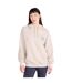Womens/ladies Mountain Collage Relaxed Fit Hoodie Beige Mountain Warehouse-2