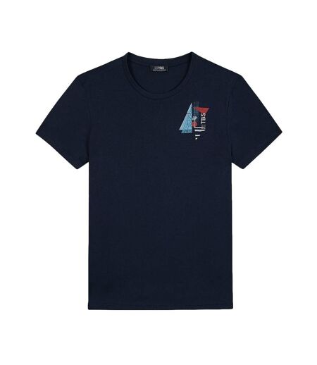 T-Shirt marine homme tbs arctique miel