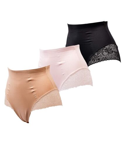 Culotte Gainante Sculptante TRESS Effet AMINCISSANT 4952W Pack de 3