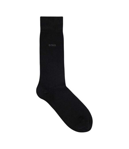 Chaussettes Motif/style Logo Brodé Adulte Noir Boss