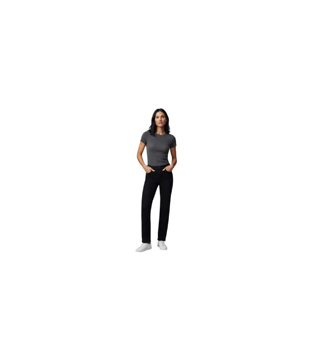 Womens/ladies 712 Welted Slim Jeans Night Is Black Levis-1