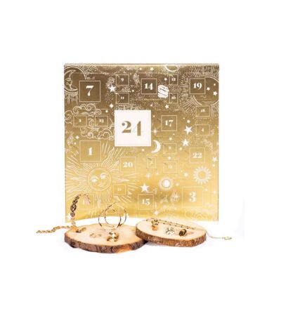 Calendrier de l'Avent 2022 Doré - 24 Bijoux dorés