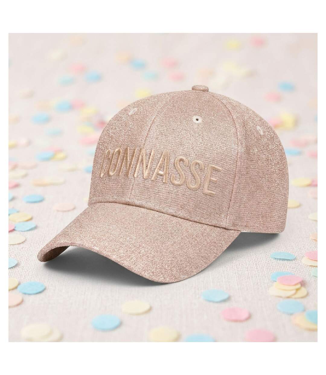 OZABI Lot 2 Casquettes Pailletées Femme – Message Brodé Fantaisie Humoristique-5