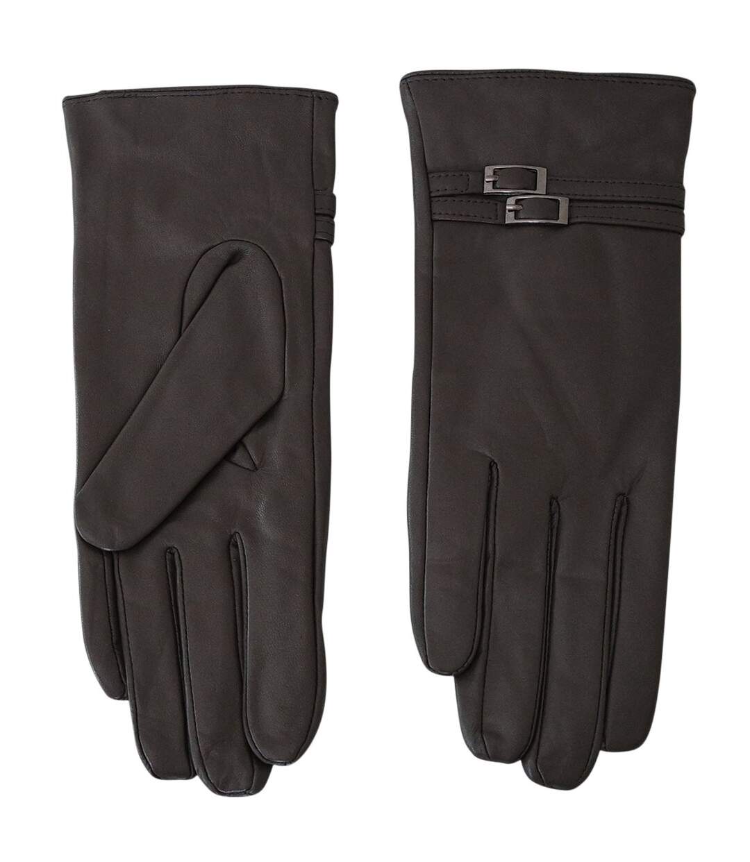 Gants cuir taupe SVEVIA