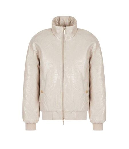 Blouson Aviateur Femme Beige Armani Exchange