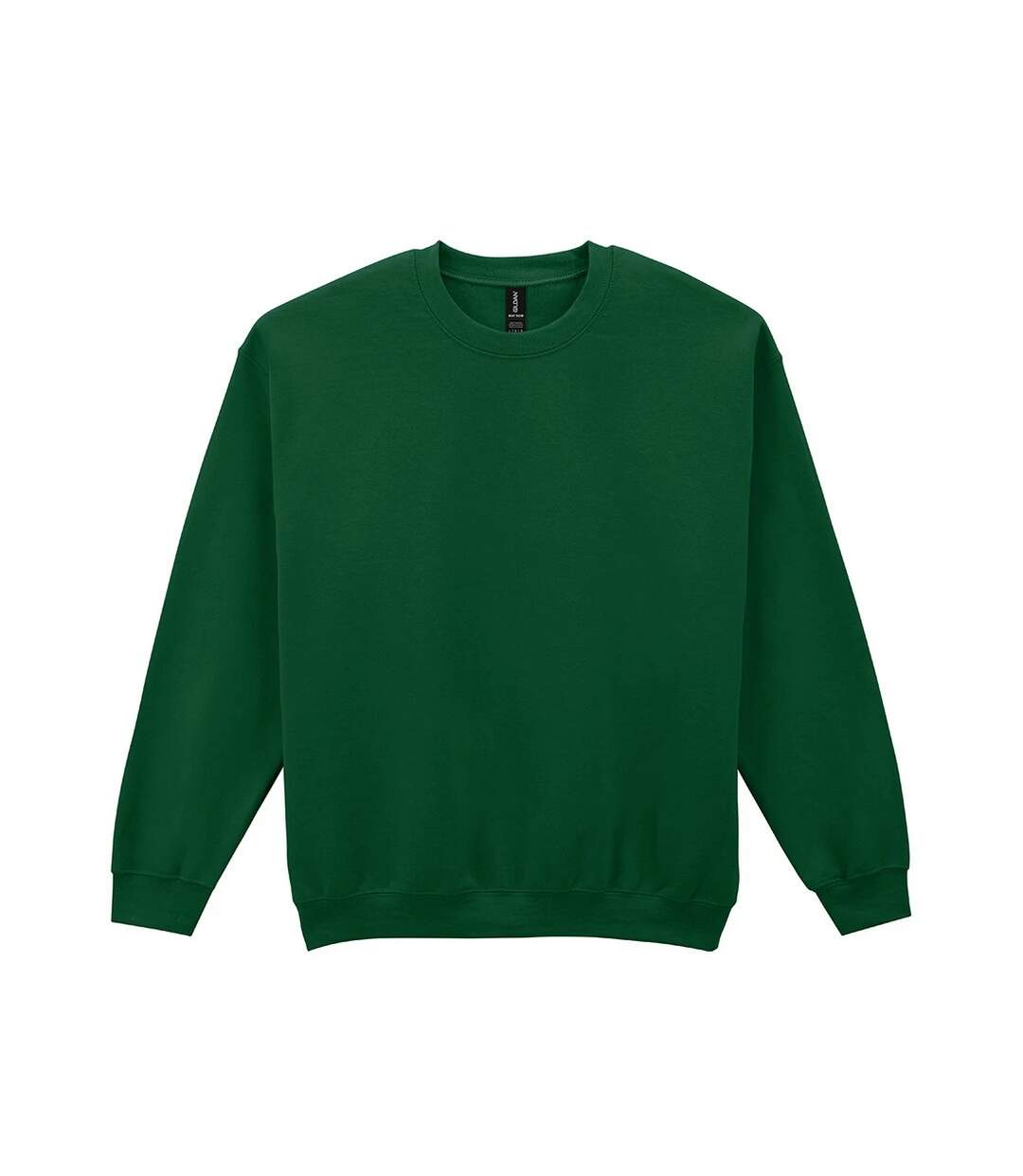 Mens Heavy Blend Sweatshirt Fan Dark Green Gildan-1