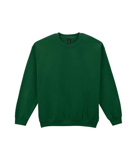 Mens Heavy Blend Sweatshirt Fan Dark Green Gildan