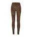 Legging Motif/style Imprimé Léopard Femme Foncé Urban Classics-2
