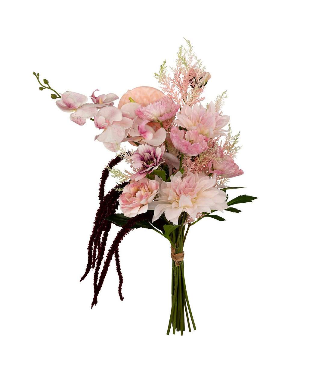 Bouquet Artificiel Composé Wild Romance 60cm Rose-1