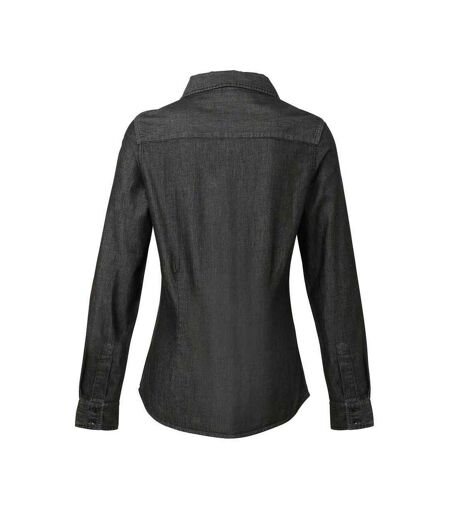 Chemisier Femme Denim Noir Premier