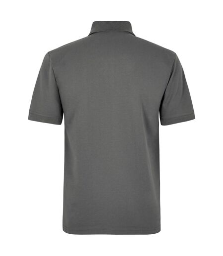 Polo homme gris foncé Kustom Kit