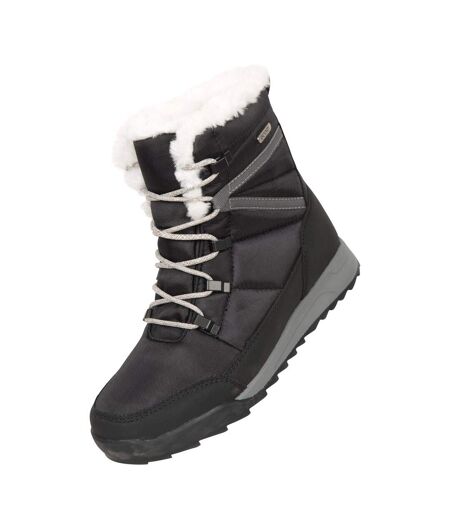 Après-skis Leisure Femme Noir Vif Blanc Mountain Warehouse