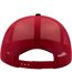 Atlantis - Casquette trucker RAPPER - Adulte (Blanc / Rouge / Noir) - UTAB613