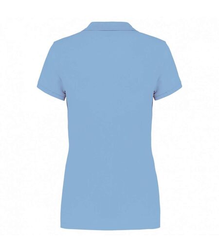 Kariban Womens/Ladies Pique Polo Shirt (Sky Blue)