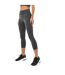 Legging ¾ Pro Femme Charbon Chiné Chiné USA-1