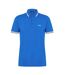 Mens Paddy Contrast Tipped Polo Shirt Blue Boss-1
