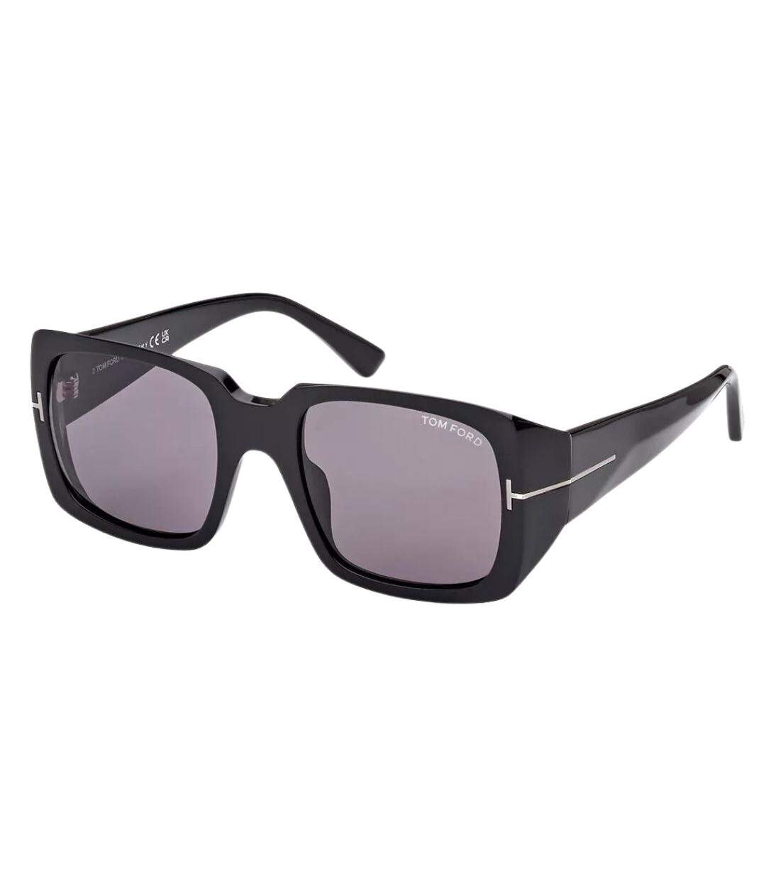 Lunettes De Soleil Motif Fumée Ryder Femme Taille Unique Noir Brillant Tom Ford-2