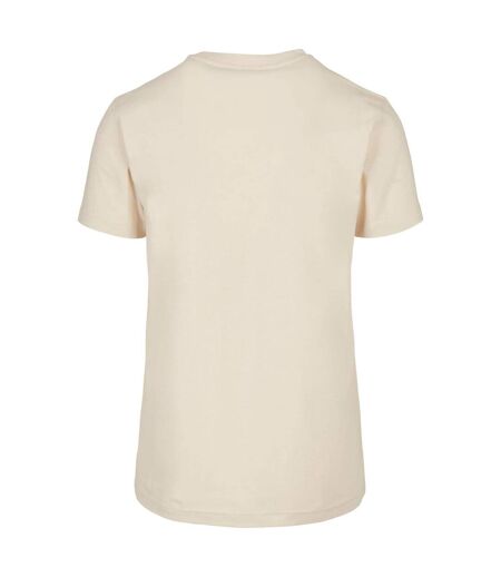 T-shirt Basique À Col Rond Pour Hommes Sable Build Your Brand