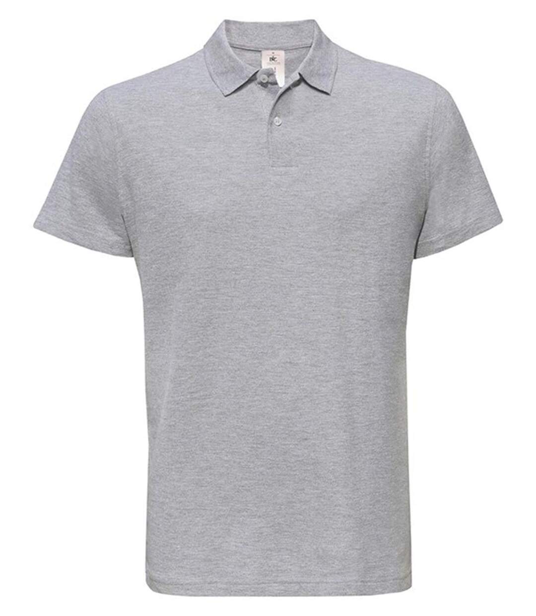 Polo manches courtes - Homme - PUI10 - gris chiné