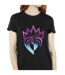Disney - T-shirt DESCENDANTS PINK CROWN - Femme (Noir) - UTBI20125-3