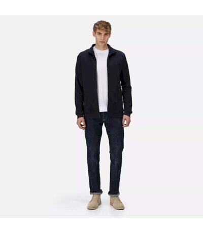 Mens Felton Sustainable Full Zip Fleece Jacket Navy Regatta