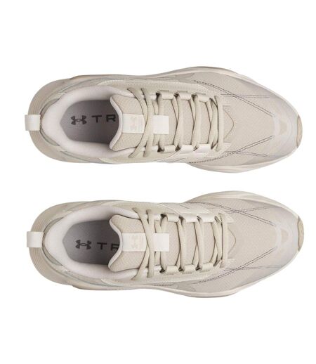 Baskets Entraînement Commit Homme Kaki Blanc Under Armour