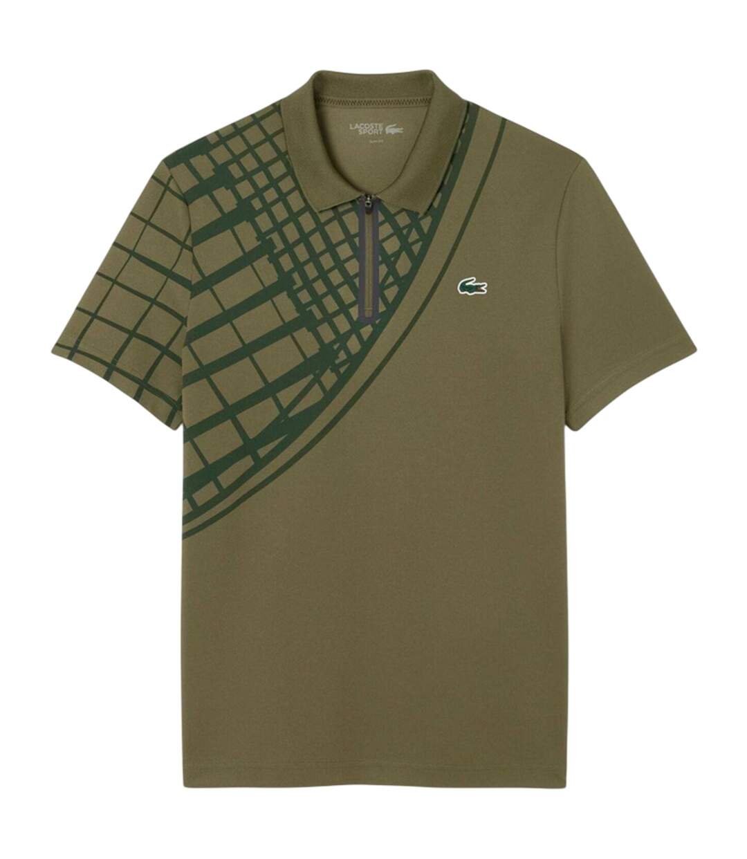 Mens Ultra Dry Slim Polo Shirt Green Lacoste-2
