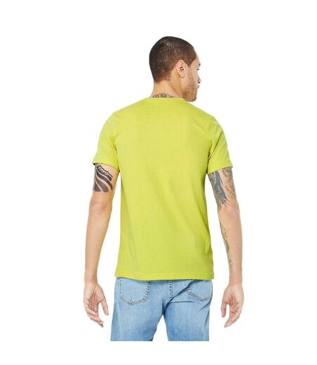 Canvas t-shirt jersey hommes jaune vert Bella + Canvas Bella + Canvas