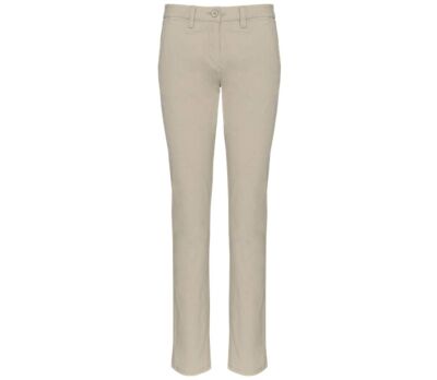 Pantalon chino - Femme - PAT741 - beige