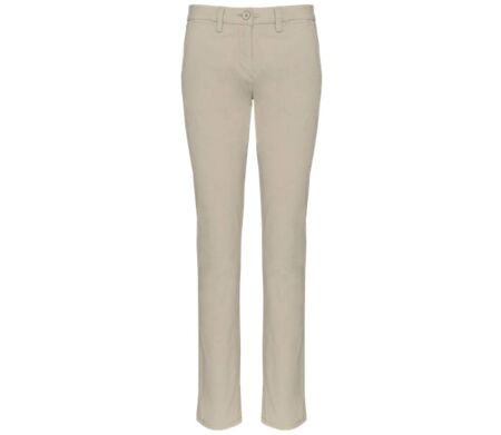 Pantalon chino - Femme - PAT741 - beige