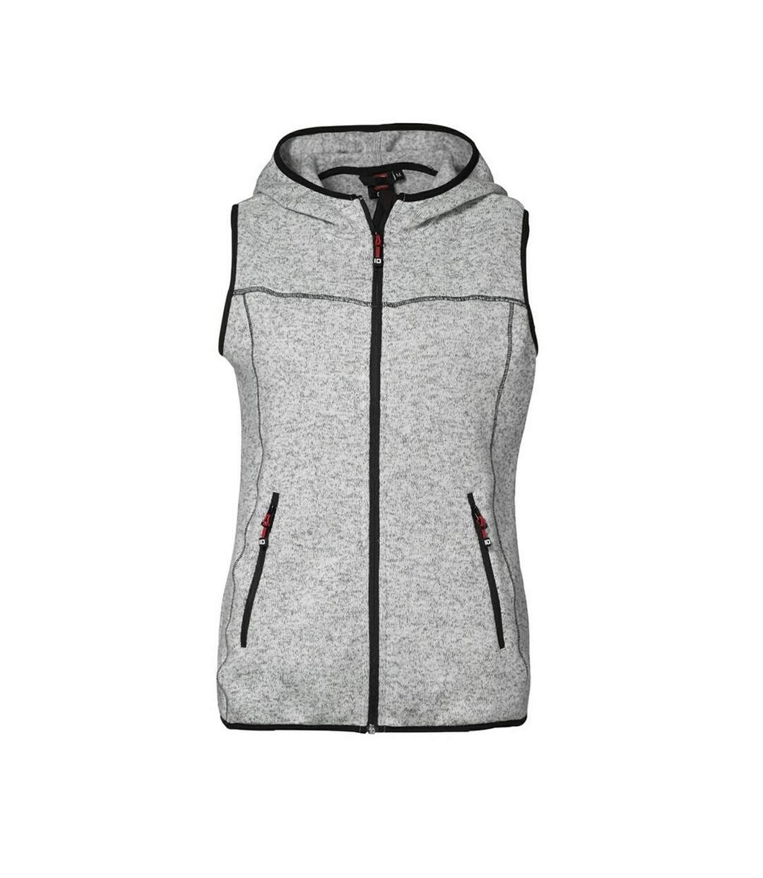 sleeveless jacket grey