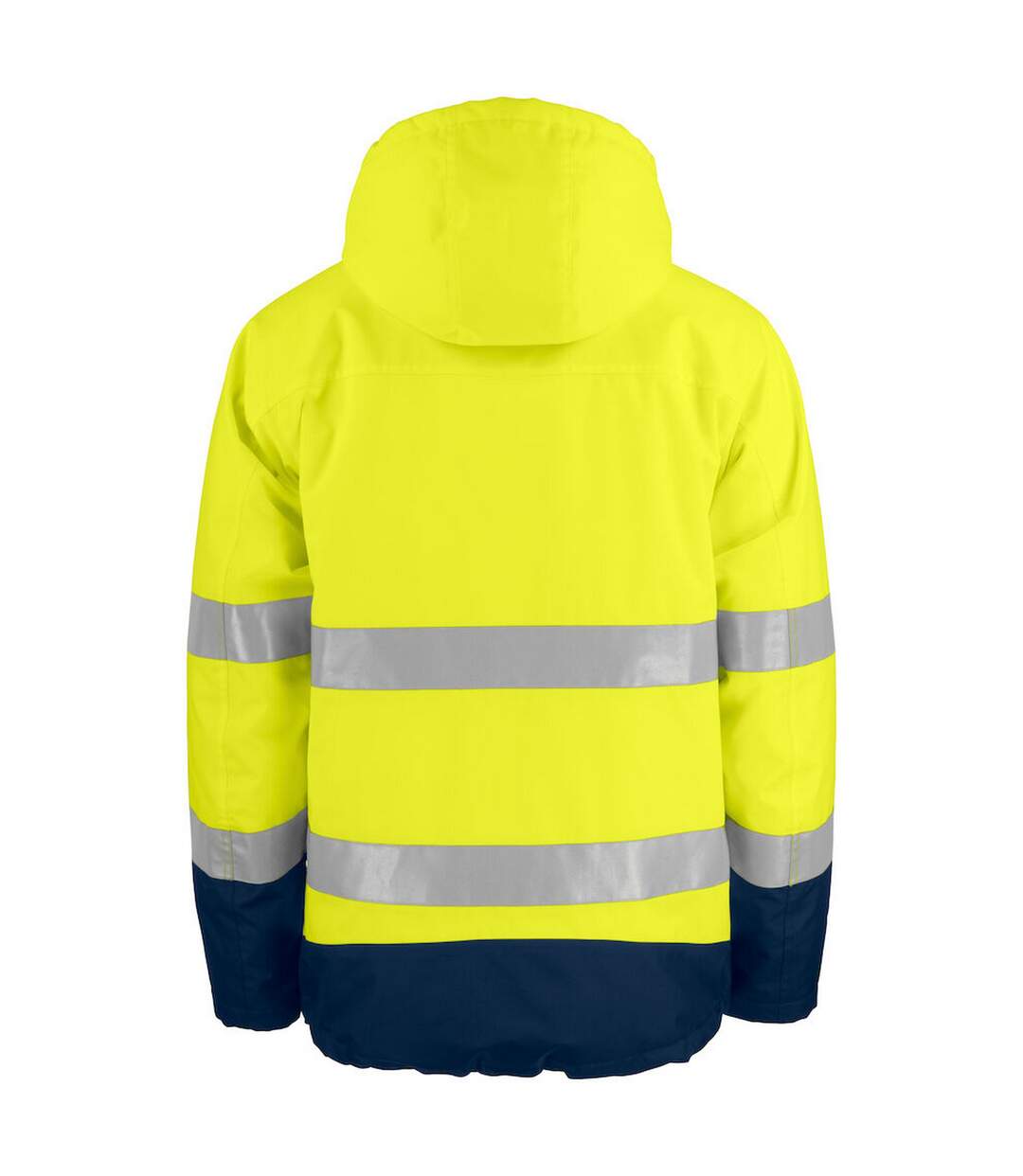 Mens Functional Reflective Tape Padded Jacket Yellow Navy Projob-2