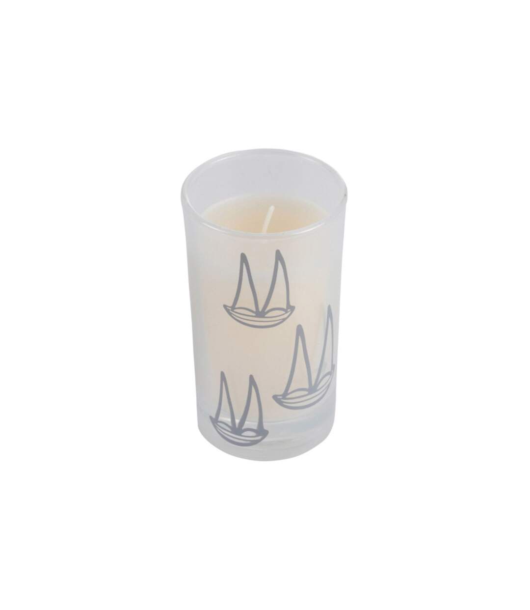 Bougie Parfumée Blue Wave 10cm Blanc-1