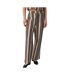 Pantalon beige/noir femme object objolaf-1