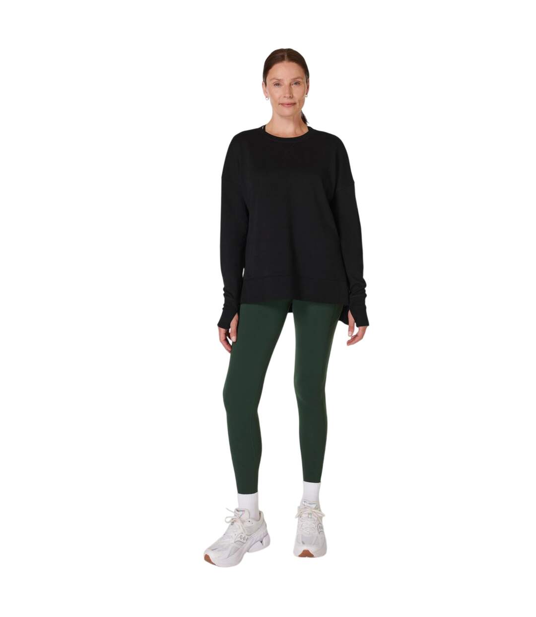 Sweat Motif/style Long After Class Femme Noir Sweaty Betty-1