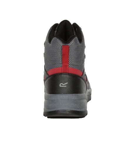 Regatta Mens Vendeavour Walking Boots (Ash/Rio Red) - UTRG9196