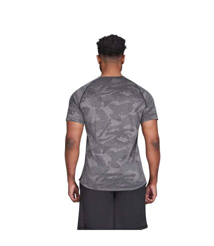 T-shirt jacquard pour hommes noir Raging Bull